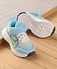 Babyoye Velcro Closure Sneaker with Design - Blue