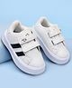 Babyoye Casual Shoes with Velcro Closure & Tape Detailing - White
