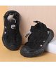 Babyoye Solid Sandals with Velcro Closure - Black