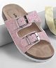 Pine Kids Slip On Sequins Detailing  Party Sandal - Pink