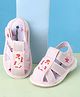 Cute Walk by Babyhug Velcro Closure Sandals With Unicorn Applique - Pink