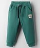 Pink Rabbit Single Jersey Knit Full Length Lounge Pant with Vehicle Patch - Green