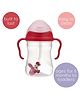b.box Disney Sippy Cup Minnie Mouse Sipper for babies Leak-Proof with Weighted Straw, BPA Free Multicolor - 240 ml