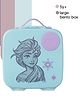 b.box Disney Frozen Kids Lunchbox - 2 Litre, Leak-Proof Bento Style with Gel Cooler Pack, Adjustable Divider & Whole Fruit Compartment - Multicolor
