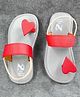 The Madras Trunk Heart Designed Sandals - Grey