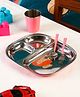 Tipy Tipy Tap set of 4 Pc Rakhi Gift Set Steel Dinner Box - Pink