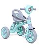 Fun Ride Tricycle Kids Musical Plug and Play Trike Sipper, Seat Belt, EVA Tyre for Indoor and Outdoor - Green