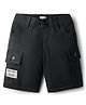 Noddy Typography Printed Shorts - Black