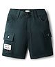 Noddy Typography Printed Shorts - Navy Blue