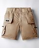 Noddy Typography Printed Short - Khaki