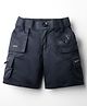 Noddy Typography Printed Shorts - Navy Blue