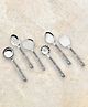 SANJEEV KAPOOR Valcano Kitchen Tool Set  6 PCS | Includes SANJEEV KAPOOR  Stainless Steel  Ladle, Slotted Spoon, Turner Plain, Skimmer, Pan Plain & Spaghetti Server