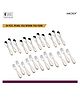 Sanjeev Kapoor Pearl 24 Pcs Cutlery Set  12 Tea Spoons & 12 Tea Forks | Premium Stainless Steel Combo