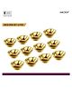 Sanjeev Kapoor Stainless Steel Gold    12 Pcs Festival Diya Combo  Ideal for Mandir, Rangoli & Festive Lighting