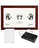 Bembika Photo Frame Elegant Picture Frame With Multi-Use Skin Protective Inkpad for Home Decoration-(Mahogany Color-A3Inch-42.1*29.8Cm)
