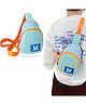 Bembika Baby Essential Adorable And Functional Baby Shoulder Bag For Kids, Small Bags For Girls & Boys, Stylish Daypack Cross Body Sling Bag - Sky Blue