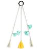 Tiber Taber Tassels Designed Paraandi - Blue
