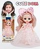 Fiddlerz Little Milly Doll Toy for Girls Cute Fashion Doll with Long Hair Pretend Play and Gifting Toy Suitable for Kids Aged 3 Years and Above (Pink)