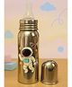 Badal Kidz Baby Feeding Bottle, Steel Body with Nipple & Cap 250 ml (Astronaut Design)