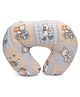 Babyhug Cotton Feeding Pillow Teddy Bear Print - Blue