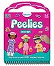 Reusable Sticker Activity Book Peelies, 100 Plus Reusable Stickers, 6 Pictures, Mess Free Fun for Kids Creative Play and Travel Toy,