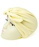 The little lookers Cotton Knot Bow Detailed Turban Cap - Cream