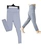 The little lookers Cotton Knit Cat Printed Gym Pants - Lilac