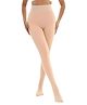 The little lookers Woollen Knit Solid Stockings - Skin