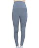 The little lookers Cotton Knit Solid Gym Pants - Grey