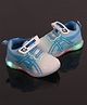 FEETWELL SHOES Ombre Velcro Closure LED Shoes - Blue