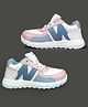 FEETWELL SHOES Colour Blocked Lace Up Sneakers - Pink