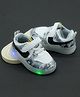 FEETWELL SHOES Doodle Art Designed LED Shoes - Grey