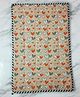 Fabrify 100% Cotton Newborn Baby Godadi, Baby Bed, Mattress, Rilka, Bedsheet Combo Set Soft Cotton godi, Godari, Baby Bed, Crib Sheet Heart Design  (0-24 Months, Orange Color)(100x70)
