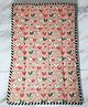 Fabrify 100% Cotton Newborn Baby Godadi, Baby Bed, Mattress, Rilka, Bedsheet Combo Set Soft Cotton godi, Godari, Baby Bed, Crib Sheet Heart Design  (0-24 Months, Pink Color)(100x70)