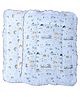 Fabrify 100% soft Muslin cotton New Born Baby Lacy Cotton Bed  Frill Mattress    Godari   Godali   Crib Sheet   Bedding Set   Godadi   Baby Mattress ( Pack of 2)