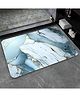 SYGA Non-Slip Marble Print Bathroom & Door Mat - Ultra Absorbent, Stain-Resistant & Premium Comfort Floor Mat