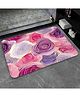 SYGA Non-Slip Coloured Rose Marble Print Bathroom & Door Mat - Super Absorbent & Stain-Resistant Floor Mat