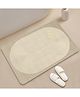 SYGA Non-Slip Spiral Circle Design Polyester Bathroom & Door Mat  Quick-Dry, Absorbent & Anti-Slip Floor Mat