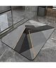 SYGA Non-Slip Triangle Fusion Diatom Bathroom & Door Mat  Bold Geometric Contrast Design, Quick-Dry & Anti-Skid