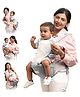 Baybee Flownest Baby Carrier for 0 to 3 Years Baby | Adjustable Baby Carry Bag with 6 Carrying Positions, Breathable Mesh Fabric & Back Support | 30° Inclined Non-Slip Padded Hip Seat Baby Carrier