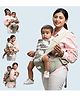 BAYBEE Ergonest 6 in 1 Hip Seat Baby Carrier for New Born | Baby Carrier for 0 to 3 Years Baby with Lumbar Support & Storage Pockets | Ergonomic Sling Carry Bags Heavy Duty Safety Buckle,Seat Cushion