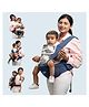 BAYBEE Ergonest 6 in 1 Hip Seat Baby Carrier for New Born | Baby Carrier for 0 to 3 Years Baby with Lumbar Support & Storage Pockets | Ergonomic Sling Carry Bags Heavy Duty Safety Buckle,Seat Cushion