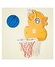 Baybee 2 in 1 Tweetie Baby Basket Ball Hoop for Kids | Indoor Play Area Setup with Ring Toss Game & Wall Mountable | Portable Basket Ball Set for Kids at Home, Outdoor Baby Activity Toys for Toddlers