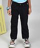 YOUMAA 100% Elastane Woven Solid Stretchable Jeans - Black