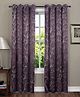 RRC Premium Polyester Blackout Curtains For Long Door 100% Light Blocking Wine