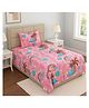 RRC Kids Print Cotton Single Bedsheet - Pink