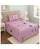 RRC Kids Print Cotton Single Bedsheet - Pink
