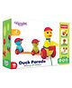Giggles Duck Parade Pull Along Toy - Red Yellow