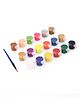 Doms Tempera Colours - Pack of 18 Shades (Color and Packaging may vary)