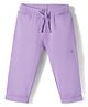 Doreme Sinker Knit Solid Colour Capri - Lilac